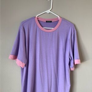Lavender and Pink Women's Short Sleeve Tee